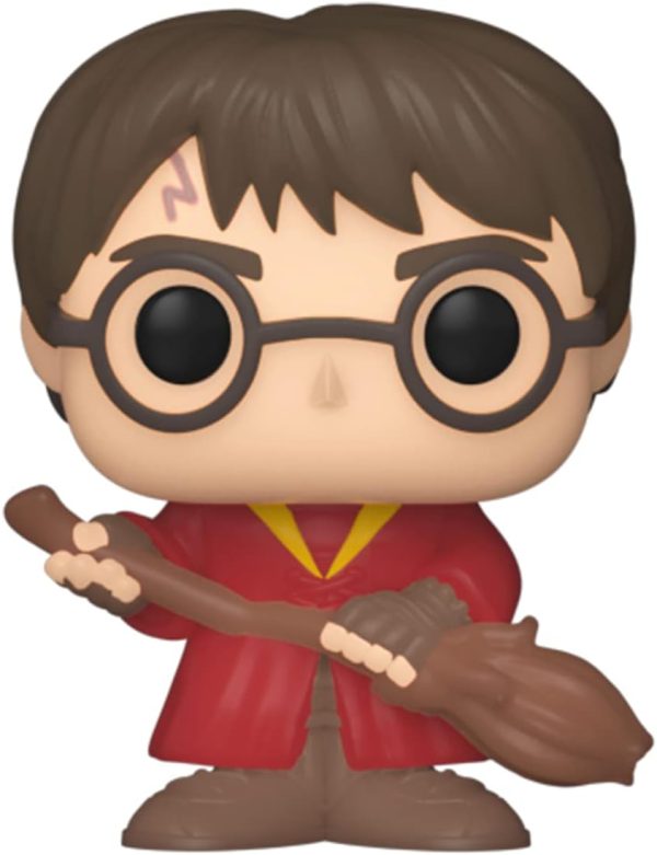 Funko Bitty POP! HP - Voldemort. 4-Pack - Lord Voldemort. Draco Malfoy (Quidditch). Bellatrix Lestrange and A Surprise Mystery Mini Figure - 0.9 Inch (2.2 Cm) - Harry Potter Collectable - Gift Idea