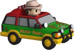 Funko Pop! Bitty Ride: Jurassic Park - Jurassic SUV with Dr. Grant - 0.9 Inch and 1.3 Inch (2.3 and 3.3 Cm) - Movie Collectable - Official Merchandise - Gift Idea - Toys for Kids & Adults