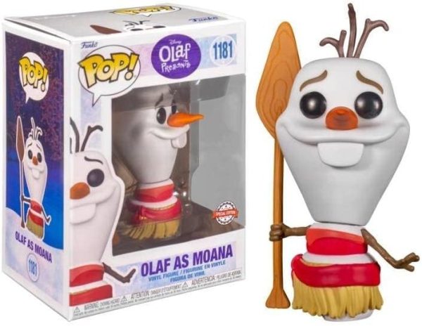 Funko POP Disney!: Olaf Presents - Olaf as Moana. Amazon Exclusive. Multicolor. (61824)