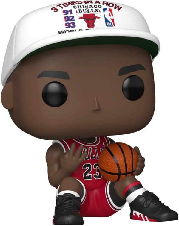 Funko Pop! NBA: Bulls - Michael Jordan - 3X in a Row - Collectable Vinyl Figure - Gift Idea - Official Merchandise - Toys for Kids & Adults - Sports Fans - Model Figure for Collectors and Display