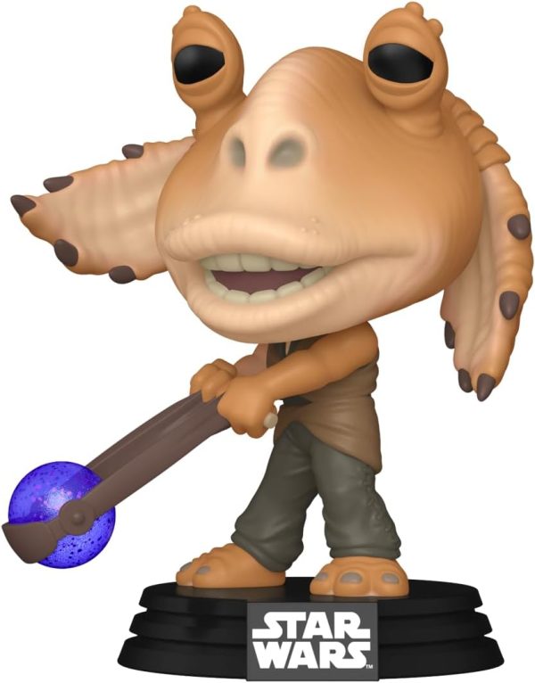 Funko POP! Star Wars: Episode 1 The Phantom Menace Anniversary - Jar Jar Binks with Booma Balls - Collectable Vinyl Figure - Gift Idea - Official Merchandise - for Kids & Adults - Movies Fans
