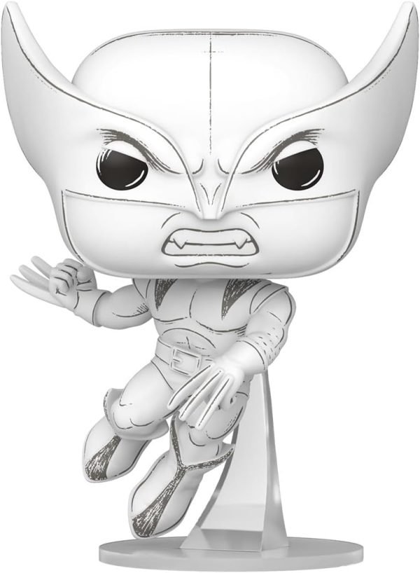 Funko Pop! Marvel: Marvel Sketched - Wolverine - X-Men - Collectable Vinyl Figure - Gift Idea - Official Merchandise - Toys for Kids & Adults - Comic Fans - Model Figure for Collectors and Display