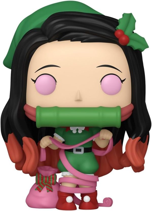 Funko Pop! Plus: Demon Slayer - Nezuko Kamado - Holiday - Collectable Vinyl Figure - Gift Idea - Official Merchandise - Toys for Kids & Adults - Anime Fans - Model Figure for Collectors and Display