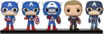Funko Pop Marvel: Year of The Shield - Captain America Through The Ages 5 Pack - Disney Standard Characters - Amazon Exclusive - Collectable Vinyl Figure - Gift Idea - Official Merchandise