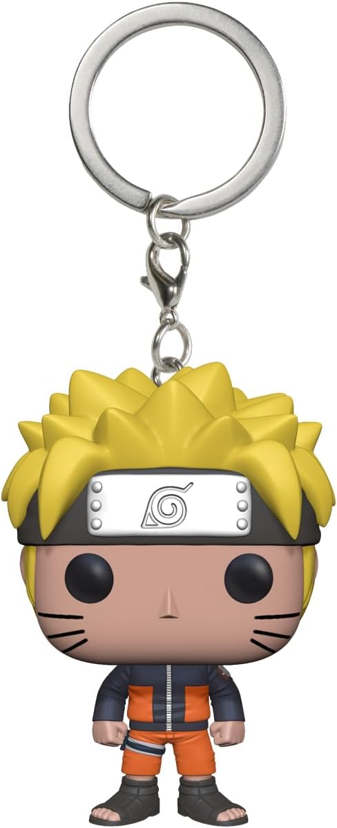 Funko Pop Naruto Uzumaki Keychain Novelty Keyring - Collectable Mini Figure - Stocking Filler - Gift Idea - Official Merchandise - Anime Fans - Backpack Decor