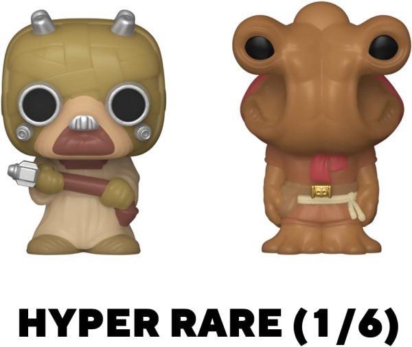 Funko Bitty POP! Star Wars - Darth Vader. 4-Pack - Darth Vader. TIE Fighter Pilot. Stormtrooper and A Surprise Mystery Mini Figure - 0.9 Inch (2.2 Cm) Collectable - Stackable Display Shelf Included