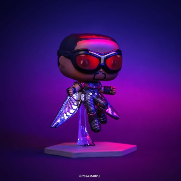 Funko Pop Marvel: Captain America: Civil War Build A Scene - Falcon Figure 10 of 12 - Amazon Exclusive - Collectable Vinyl Figure - Gift Idea - Official Merchandise - Toys for Kids & Adults