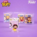 Funko Bitty Pop Disney Princesses - Cinderella. Snow White. Aurora and A Surprise Mystery Mini Figure - 0.9 Inch (2.2 Cm) Collectable - Stackable Display Shelf Included - Gift Idea