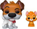 Funko Pop! & Buddy: Oliver and Company - Dodger with Oliver - 1/6 Odds for Rare Chase Variant - Collectable Vinyl Figure - Gift Idea - Official Merchandise - Toys for Kids & Adults