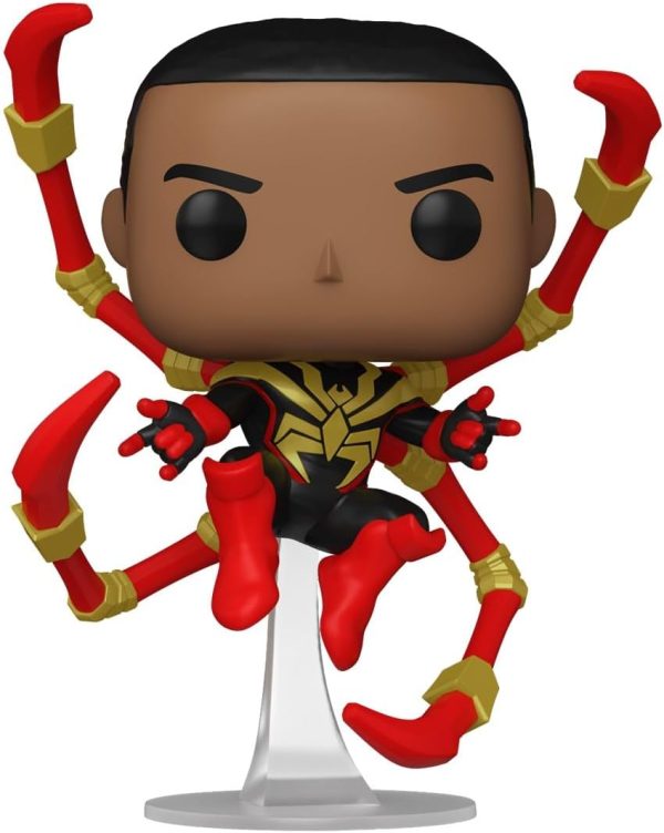 Funko POP Marvel: Spider-Man Comics - Miles Morales Iron Spider - 1/6 Odds for Rare Chase Variant - Marvel Comics - Collectable Vinyl Figure - Gift Idea - Official Merchandise - for Kids & Adults