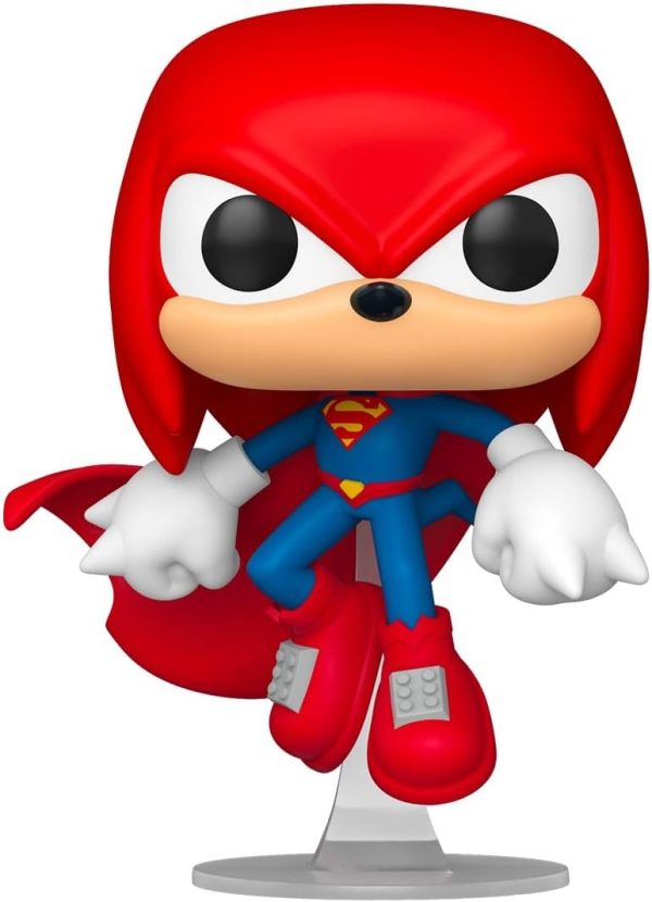 Funko Pop! Heroes: JLA & Sonic - Knuckles as Superman - Sonic + DC Comics - Collectable Vinyl Figure - Gift Idea - Official Merchandise - Toys for Kids & Adults - DC Comics Fans