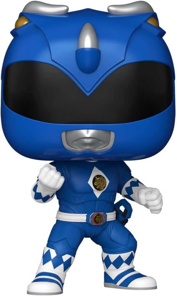 Funko Pop! Movies: Mighty Morphin Power Rangers: The Movie - Blue Ranger - Power Rangers Movie - Collectable Vinyl Figure - Gift Idea - Official Merchandise - Toys for Kids & Adults - Movies Fans