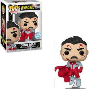 Funko Invincible Bloody Omni-Man Exclusive Pop Vinyl Figure 1500 Bundled with Pop Protector. Standard
