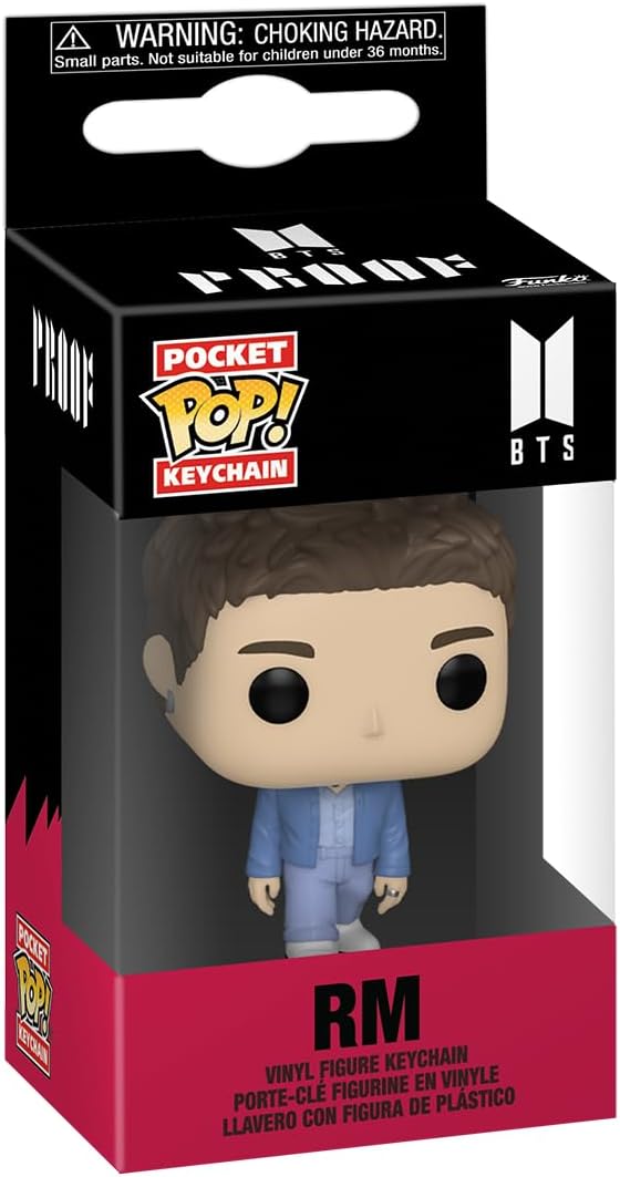 Funko POP! Keychain: BTS - RM Novelty Keyring - Collectable Mini Figure - Stocking Filler - Gift Idea - Official Merchandise - Music Fans - Backpack Decor