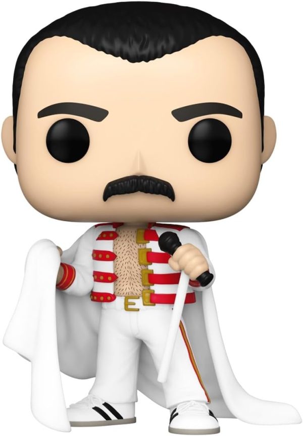 Funko Pop Rocks: Queen - Freddie Mercury - (with Cape) - Collectable Vinyl Figure - Gift Idea - Official Merchandise - Toys for Kids & Adults - Music Fans - Model Figure for Collectors and Display
