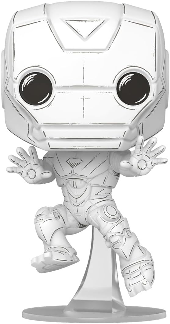 Funko Pop! Marvel: Marvel Sketched - Iron Man - Collectable Vinyl Figure - Gift Idea - Official Merchandise - Toys for Kids & Adults - Comic Fans - Model Figure for Collectors and Display