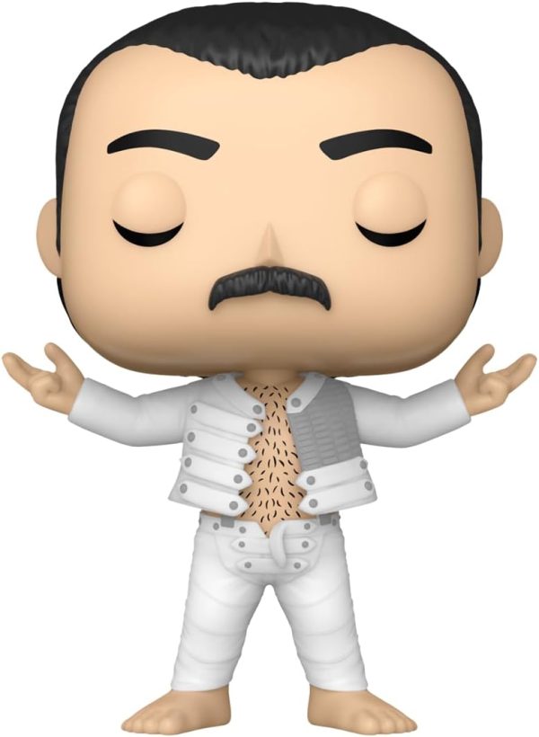 Funko POP! Rocks: Queen - F. Freddie Mercury - (I was Born to Love You) - Collectable Vinyl Figure - Gift Idea - Official Merchandise - for Kids & Adults - Music Fans - Model Figure for Collectors