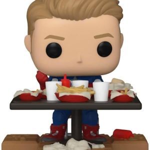 Funko Pop Deluxe Marvel: Avengers Victory Shawarma Series - Captain America Figure 4 of 6 - Amazon Exclusive - Collectable Vinyl Figure - Gift Idea - Official Merchandise - Toys for Kids & Adults