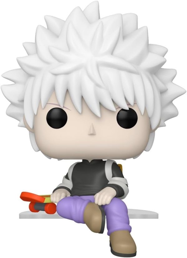 Funko Pop! Animation: Hunter X Hunter - Killua Zoldyck (Sitting) - Collectable Vinyl Figure - Gift Idea - Official Merchandise - Toys for Kids & Adults - Anime Fans - Model Figure for Collectors