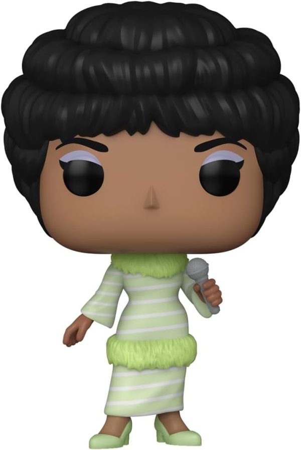 Funko POP! Rocks: Aretha Franklin - (Green Dress) - Collectable Vinyl Figure - Gift Idea - Official Merchandise - for Kids & Adults - Music Fans - Model Figure for Collectors and Display