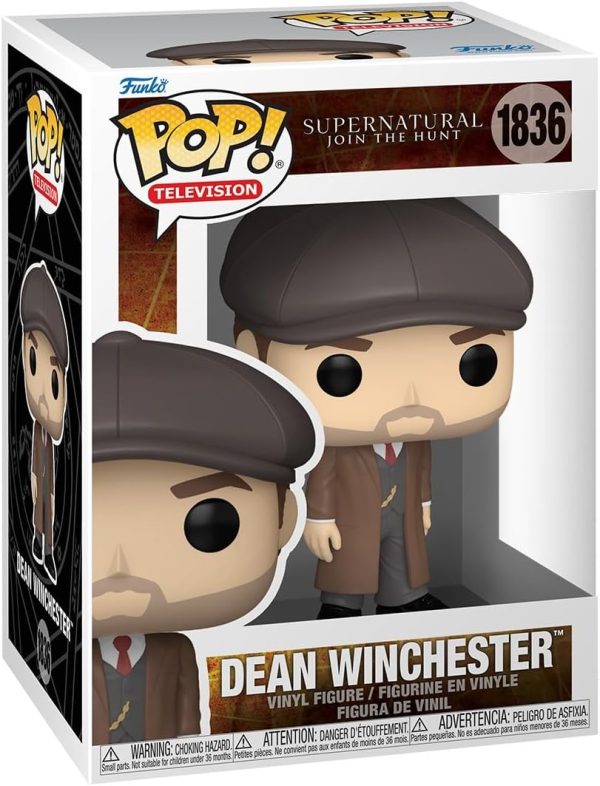 Funko Pop!TV: Supernatural - Dean Winchester - 1/6 Odds for Rare Chase Variant - Collectable Vinyl Figure - Gift Idea - Official Merchandise - Toys for Kids & Adults - TV Fans
