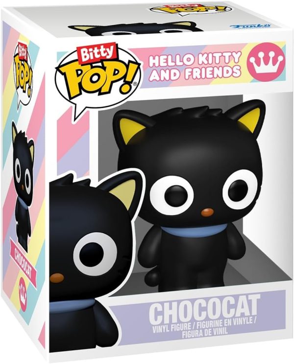 Funko Pop! Bitty: Sanrio - Kuromi. Hello Kitty (Ice Cream). My Melody (Unicorn Party). and Chase Mini Figure - 0.9 Inch (2.2 Cm) - Hello Kitty Collectable - Stackable Display Shelf Included