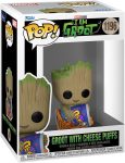 Funko POP! Marvel: Guardians of The Galaxy - Groot - 1/6 Odds for Rare Chase Variant with Cheese Puffs - Groot Shorts - Collectable Vinyl Figure - Gift Idea - Official Merchandise - for Kids & Adults