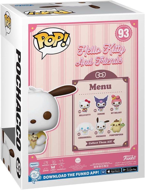 Funko POP! Sanrio: HK - Pochacco - Hello Kitty - Collectable Vinyl Figure - Gift Idea - Official Merchandise - for Kids & Adults - Cartoons Fans - Model Figure for Collectors and Display