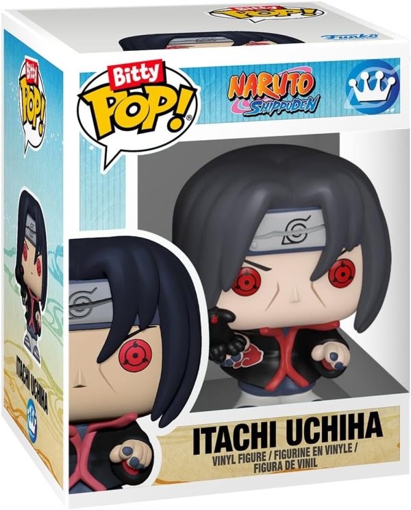 Funko Bitty Pop! Naruto Shippuden: Tenten. Madara (6th Paths). Might Guy. Itachi Uchiha. and A Surprise Mystery Mini Figure - 0.9 Inch (2.2 Cm) Collectable - Gift Idea - Cake Topper
