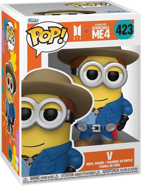 Funko POP! Rocks: Minions X BTS - V - BTS + Minions - Collectable Vinyl Figure - Gift Idea - Official Merchandise - for Kids & Adults - Movies. Music Fans - Model Figure for Collectors and Display