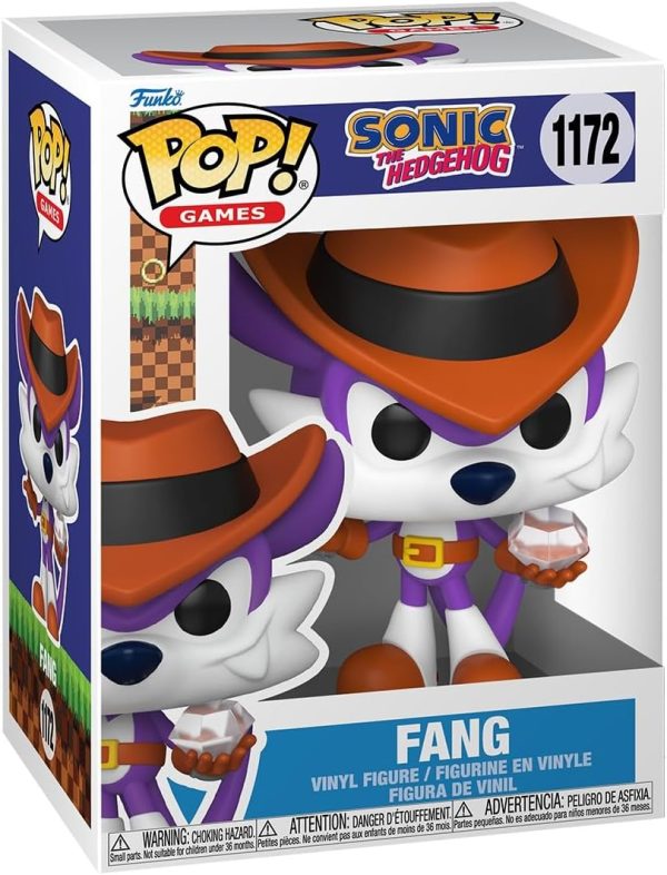 Funko Pop! Games: Sonic The Hedgehog - Fang - Collectable Vinyl Figure - Gift Idea - Official Merchandise - Toys for Kids & Adults - Video Games Fans - Model Figure for Collectors