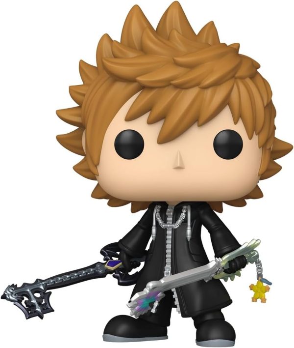 Funko Pop! Games: Kingdom Hearts - Roxas with Keyblades - Collectable Vinyl Figure - Gift Idea - Official Merchandise - Toys for Kids & Adults - Movies Fans - Model Figure for Collectors