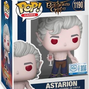 Funko Pop! Games: Baldur's Gate 3 - Astarion - Shirtless - Amazon Exclusive - Collectable Vinyl Figure - Gift Idea - Official Merchandise - Toys for Kids & Adults - Video Games Fans