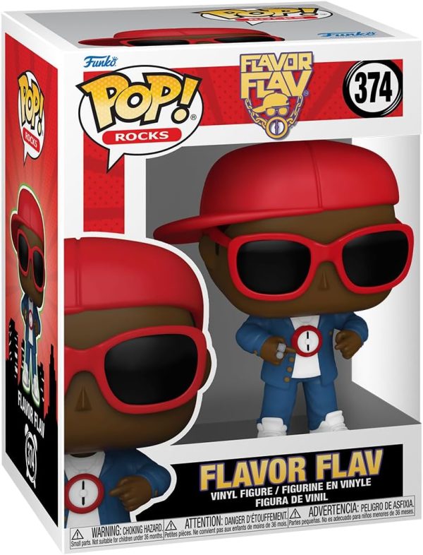 Funko Pop! Rocks: Flavor Flav - Flavor of Love - Collectable Vinyl Figure - Gift Idea - Official Merchandise - for Kids & Adults - Music Fans - Model Figure for Collectors and Display