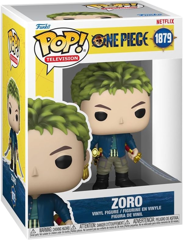 Funko Pop! TV: One Piece - Zoro - Collectable Vinyl Figure - Gift Idea - Official Merchandise - Toys for Kids & Adults - Anime Fans - Model Figure for Collectors and Display