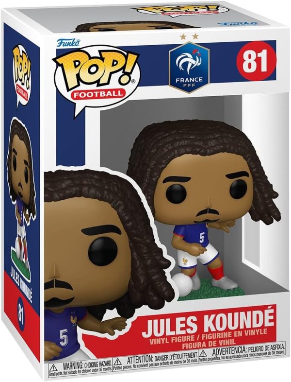 Funko Pop! Football: France - Jules Kounde - World Cup 2026 - France - Collectable Vinyl Figure - Gift Idea - Official Merchandise - Toys for Kids & Adults - Sports Fans - Model Figure for Collectors