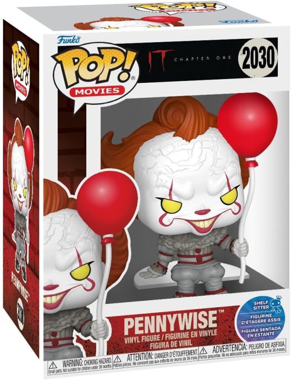 Funko Pop! Movies: IT2 - Pennywise - Shelf Sitter - Collectable Vinyl Figure - Gift Idea - Official Merchandise - Toys for Kids & Adults - Disney Fans - for Collectors and Display