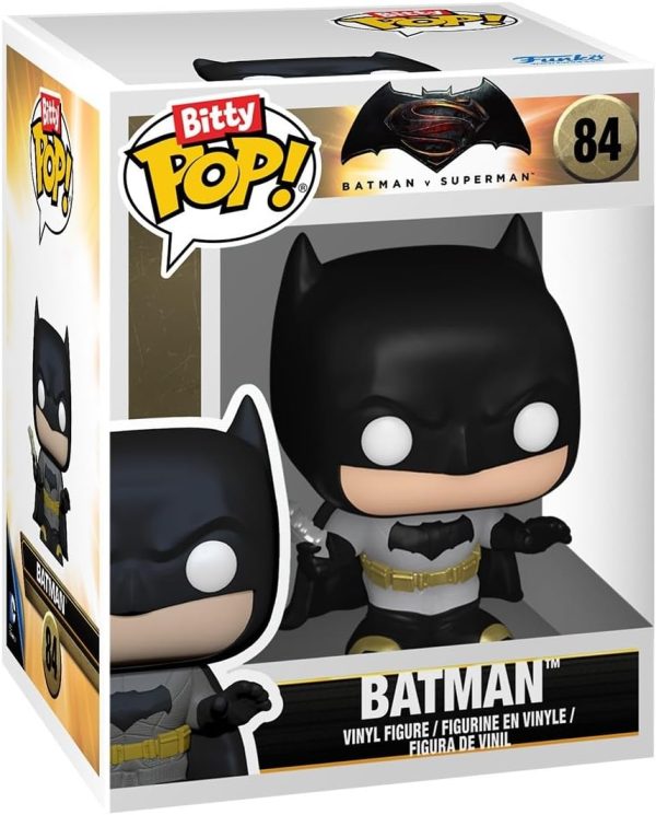 Funko Bitty POP! Batman 85th - Freeze. 4-Pack and A Surprise Mystery Mini Figure - 0.9 Inch (2.2 Cm) - DC Comics Collectable - Stackable Display Shelf Included - Gift Idea - Party Bags Stocking