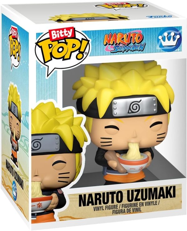 Funko Pop! Bitty Town: Naruto Shippuden - Ichiraku Ramen - Naruto Uzumaki - 0.9 Inch and 2 Inch (5.1 Cm) - Anime Collectable - Gift Idea - Toys for Kids & Adults