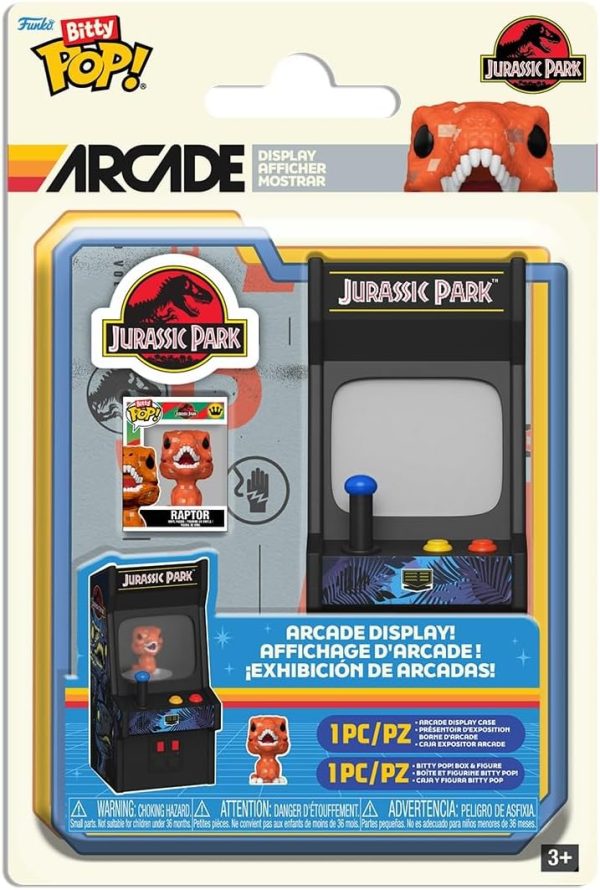 Funko Pop! Bitty Arcade Cabinet: Jurassic Park - Raptor - Collectable Vinyl Figure - Gift Idea - Official Merchandise - Toys for Kids & Adults - Comic Fans - Figure for Collectors and Display