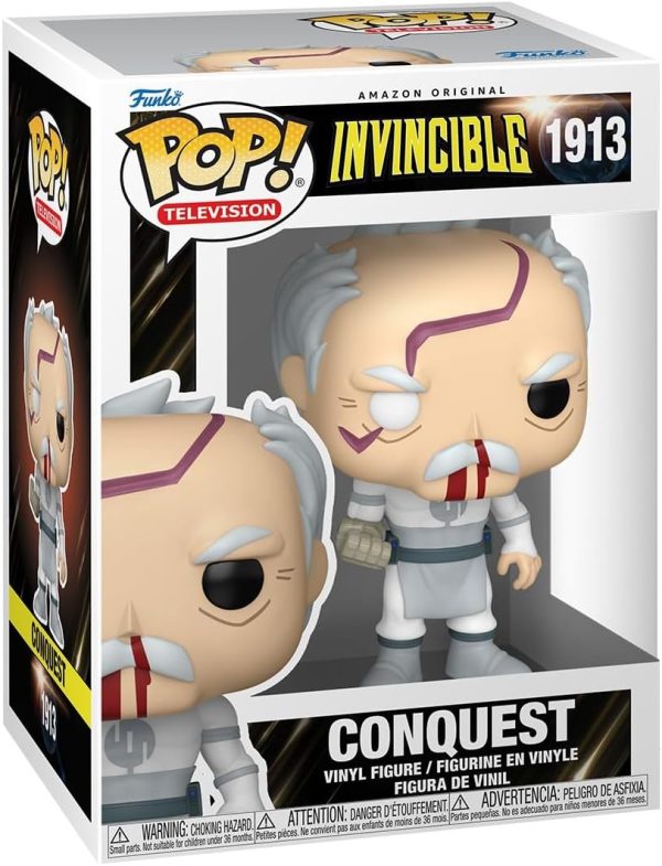 Funko Pop! TV: Invincible - Conquest - 1/6 Odds for Rare Chase Variant - Collectable Vinyl Figure - Gift Idea - Official Merchandise - Toys for Kids & Adults - Superheroes Fans