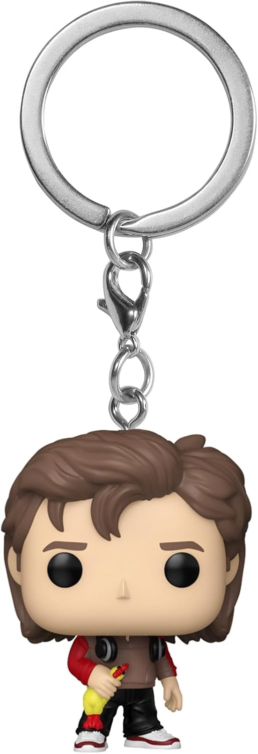Funko Pop! Keychain: Stranger Things - Steve Harrington - Stranger Things Novelty Keyring - Collectable Mini Figure - Stocking Filler - Gift Idea - Official Merchandise - TV Fans - Backpack Decor