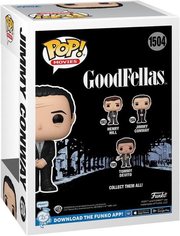 Funko POP! Movies: Goodfellas - Jimmy Conway - Goodfellas 1990 - Collectable Vinyl Figure - Gift Idea - Official Merchandise - for Kids & Adults - Movies Fans - Model Figure for Collectors