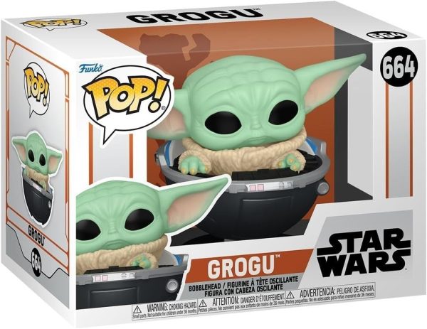 Funko POP! Vinyl: Star Wars: The Mandalorian S9 - Grogu - The Child - Baby Yoda - Collectable Vinyl Figure - Gift Idea - Official Merchandise - TV Fans