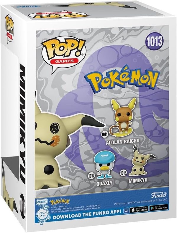 Funko Pop! Games: Pokemon - Mimikyu - Collectable Vinyl Figure - Gift Idea - Official Merchandise - Toys for Kids & Adults - Pokemon Fans - Model Figure for Collectors and Display