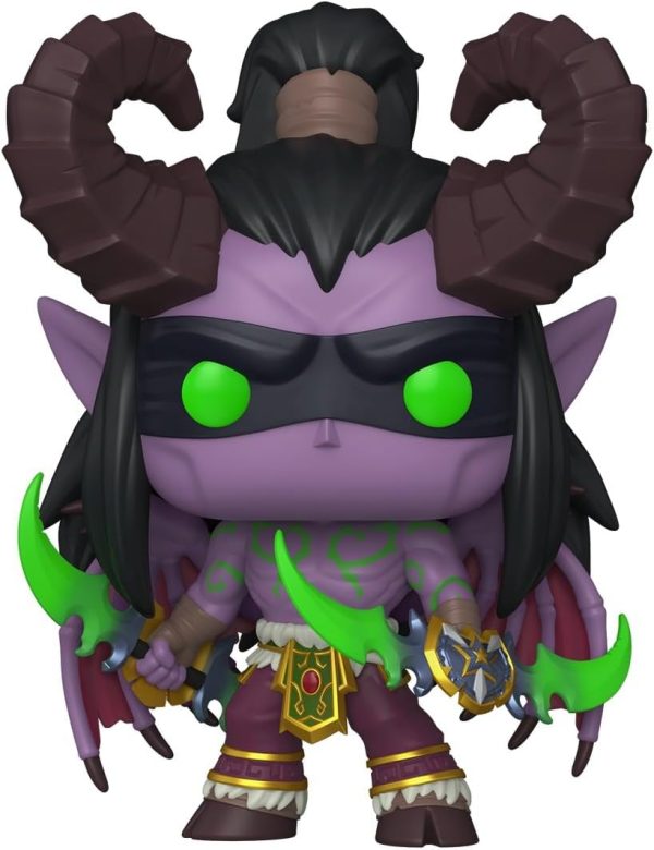 Funko Pop! Games: World of Warcraft - Illidan Stormrage - 1/6 Odds for Rare Chase Variant - Collectable Vinyl Figure - Gift Idea - Official Merchandise - Toys for Kids & Adults - Video Games Fans