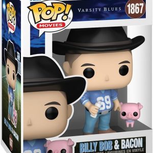 Funko POP & Buddy: Varsity Blues - Billy Bob with Bacon - Collectable Vinyl Figure - Gift Idea - Official Merchandise - for Kids & Adults - Movies Fans - Model Figure for Collectors