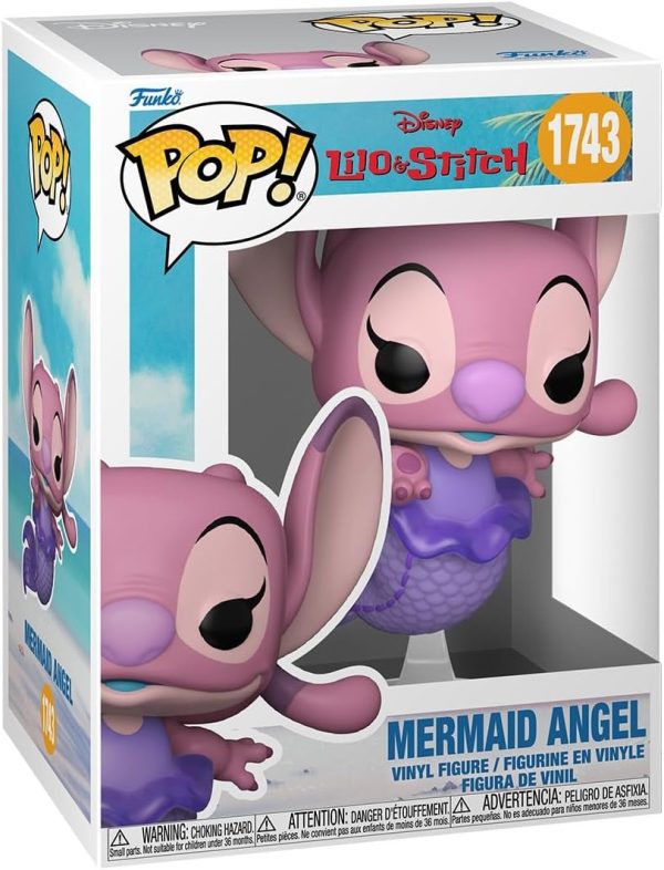 Funko Pop! Disney: Lilo & Stitch - Mermaid Angel - Collectable Vinyl Figure - Gift Idea - Official Merchandise - Toys for Kids & Adults - Disney Fans - Model Figure for Collectors and Display