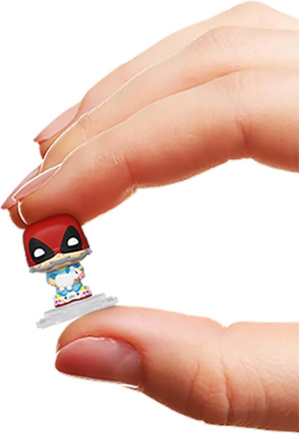 Funko Bitty POP! Deadpool - Sleepover. 4-Pack and A Surprise Mystery Mini Figure - 0.9 Inch (2.2 Cm) Collectable - Stackable Display Shelf Included - Gift Idea - Party Bags Stocking - Cake Topper