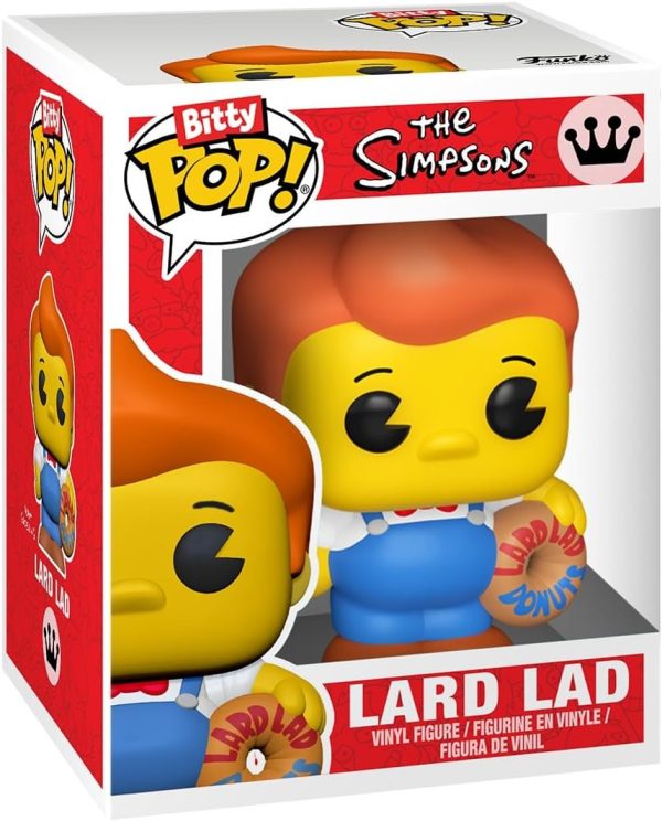 Funko Pop! Bitty: Simpsons - Bart Simpson. Mr. Burns. Krusty The Clown. and Mystery Chase Figure - 0.9 Inch (2.2 Cm) - The Simpsons Collectable - Stackable Display Shelf Included